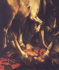 The Conversion of St Paul by Caraveggio