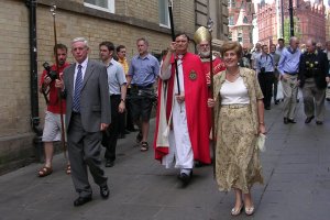 The Archbishop in procession