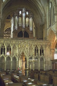 The quire of Southwell Minster