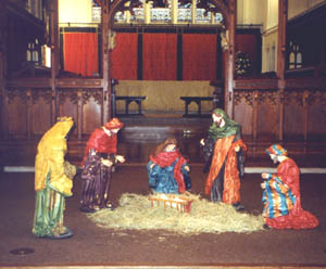 A Crib at St Peter's Church, Nottingham